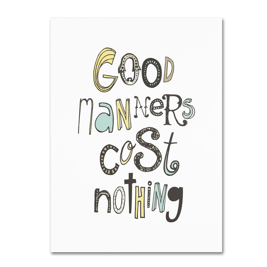 Megan Romo Good Manners III Canvas Art 18 x 24 Image 1
