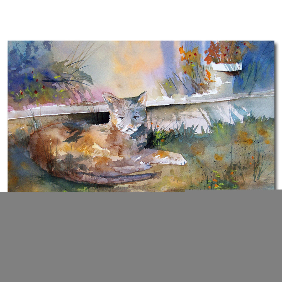 Ryan Radke Cat Nap Canvas Art 18 x 24 Image 1