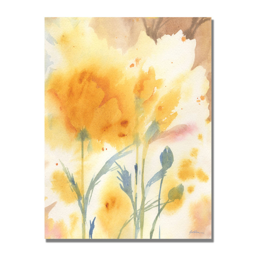 Sheila Golden Golden Poppies Canvas Art 18 x 24 Image 1