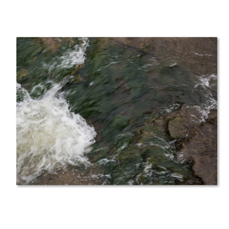 Kurt Shaffer Rushing Water Abstract 14 x 19 Canvas Art Image 1