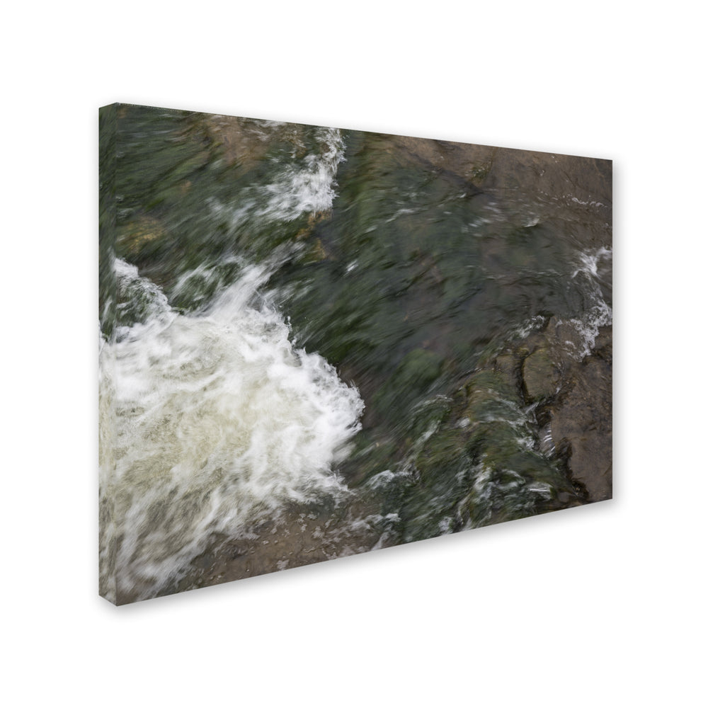 Kurt Shaffer Rushing Water Abstract 14 x 19 Canvas Art Image 2