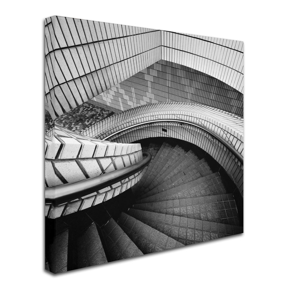 Rob Cherry Hong Kong Staircase Canvas Art 24 x 24 Image 2