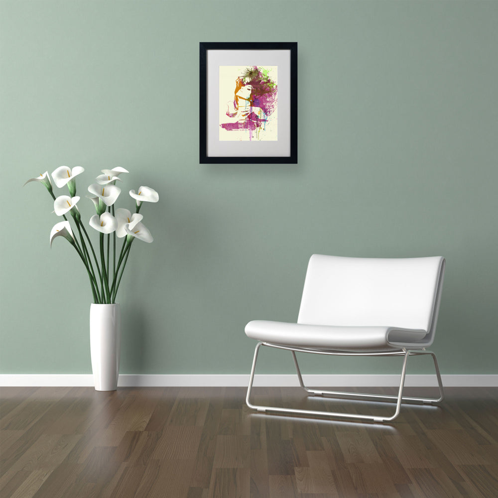 Naxart Challenger Girl Black Wooden Framed Art 18 x 22 Inches Image 2