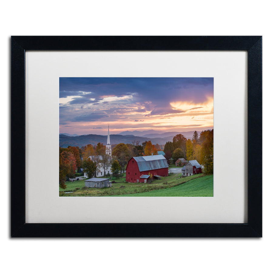 Michael Blanchette Photography Daybreak Black Wooden Framed Art 18 x 22 Inches Image 1