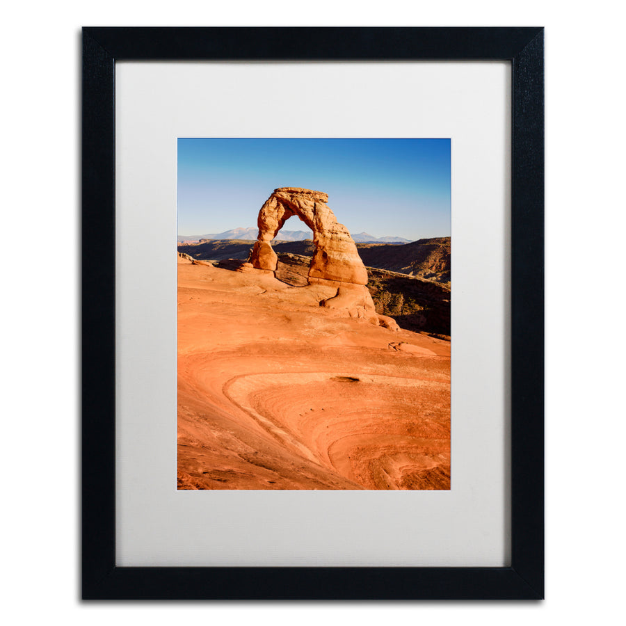 Michael Blanchette Photography Delicate Arch Black Wooden Framed Art 18 x 22 Inches Image 1