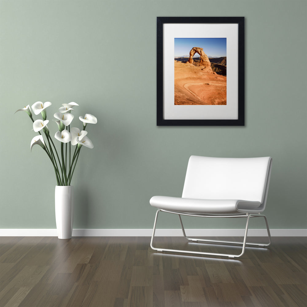 Michael Blanchette Photography Delicate Arch Black Wooden Framed Art 18 x 22 Inches Image 2