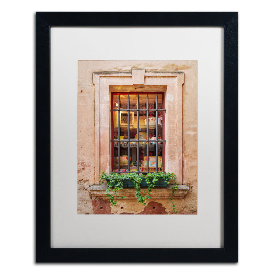 Michael Blanchette Photography Window Shopping Black Wooden Framed Art 18 x 22 Inches Image 1