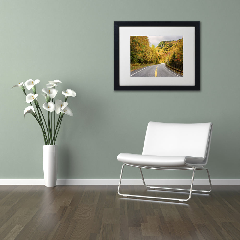 Michael Blanchette Photography Way to Foliage Black Wooden Framed Art 18 x 22 Inches Image 2