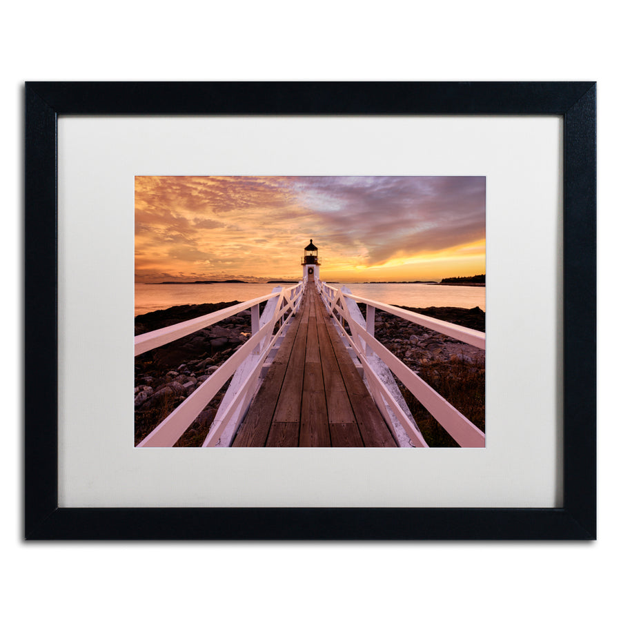 Michael Blanchette Photography Runway to the Sky Black Wooden Framed Art 18 x 22 Inches Image 1