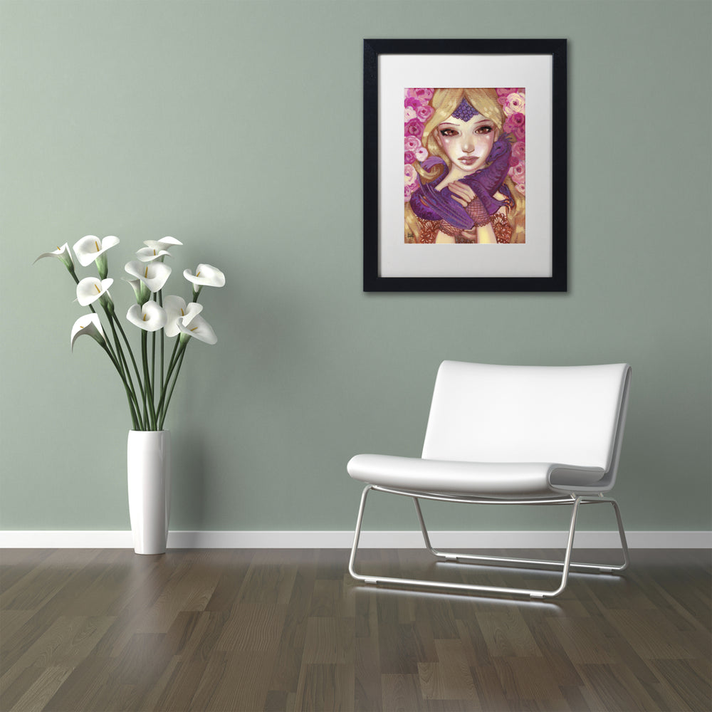 Natasha Wescoat Dragon Kin Black Wooden Framed Art 18 x 22 Inches Image 2