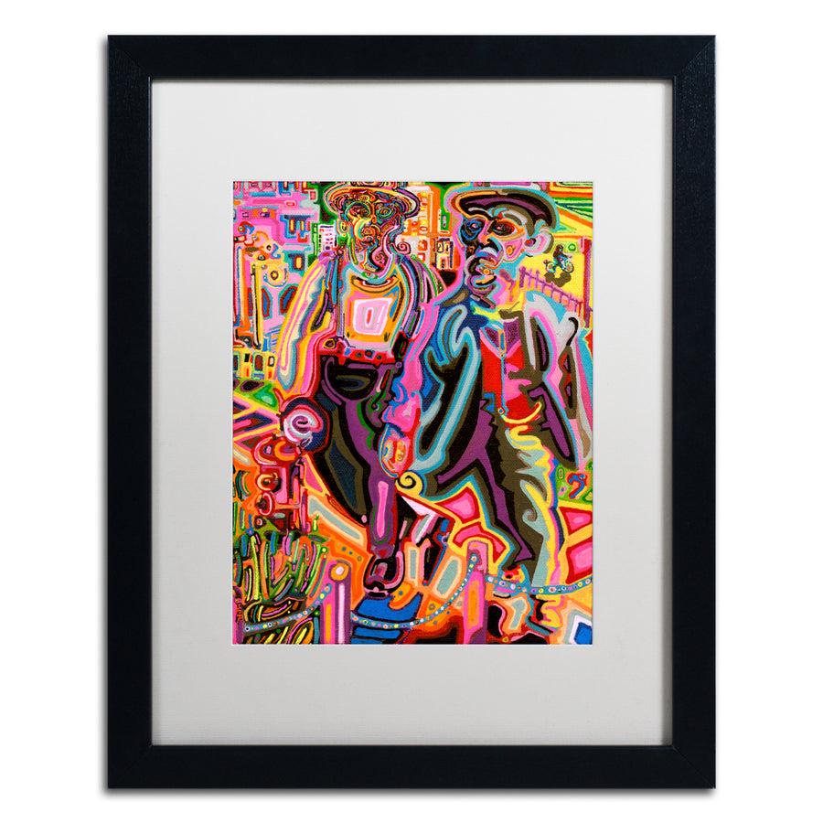 Josh Byer Thugs Black Wooden Framed Art 18 x 22 Inches Image 1