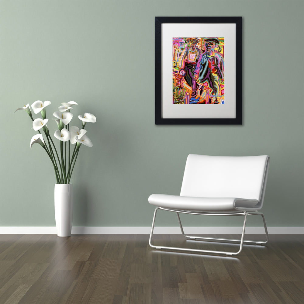 Josh Byer Thugs Black Wooden Framed Art 18 x 22 Inches Image 2
