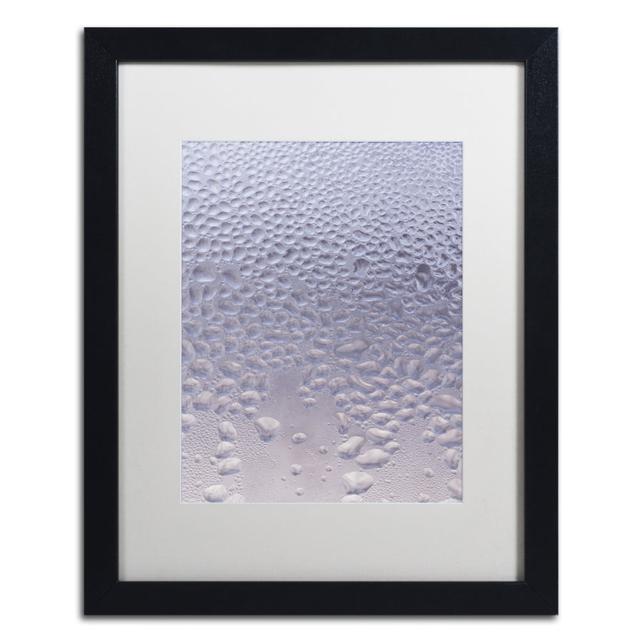 Kurt Shaffer Condensation on a Cold Window Black Wooden Framed Art 18 x 22 Inches Image 1