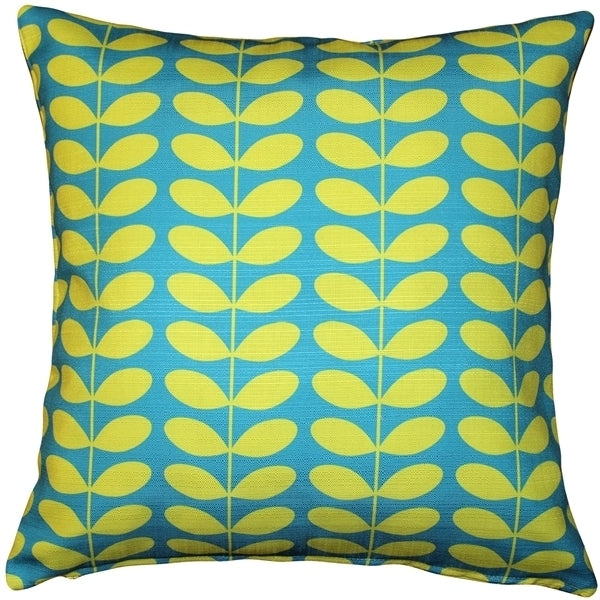 Pillow Decor - Mid-Century Modern Turquoise Throw Pillow 20x20 Image 1