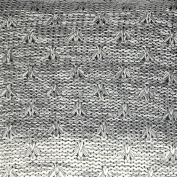 Pillow Decor - Hygge Storm Gray Knit Pillow Image 2