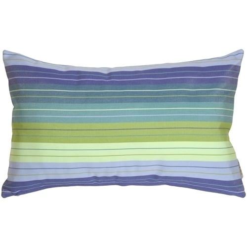 Pillow Decor - Sunbrella Seville Seaside 12x19 Outdoor Pillow Image 1