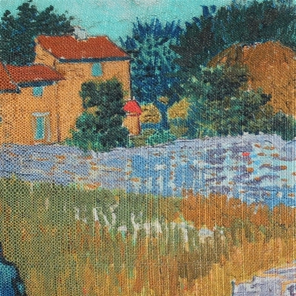 Pillow Decor - Van Gogh Farmhouse in Provence Throw Pillow Image 2