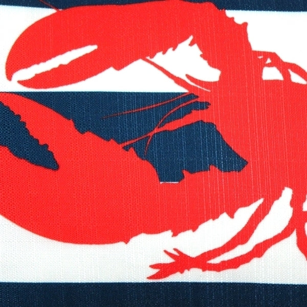 Pillow Decor - Red Lobster Nautical Throw Pillow 12x19 Image 2
