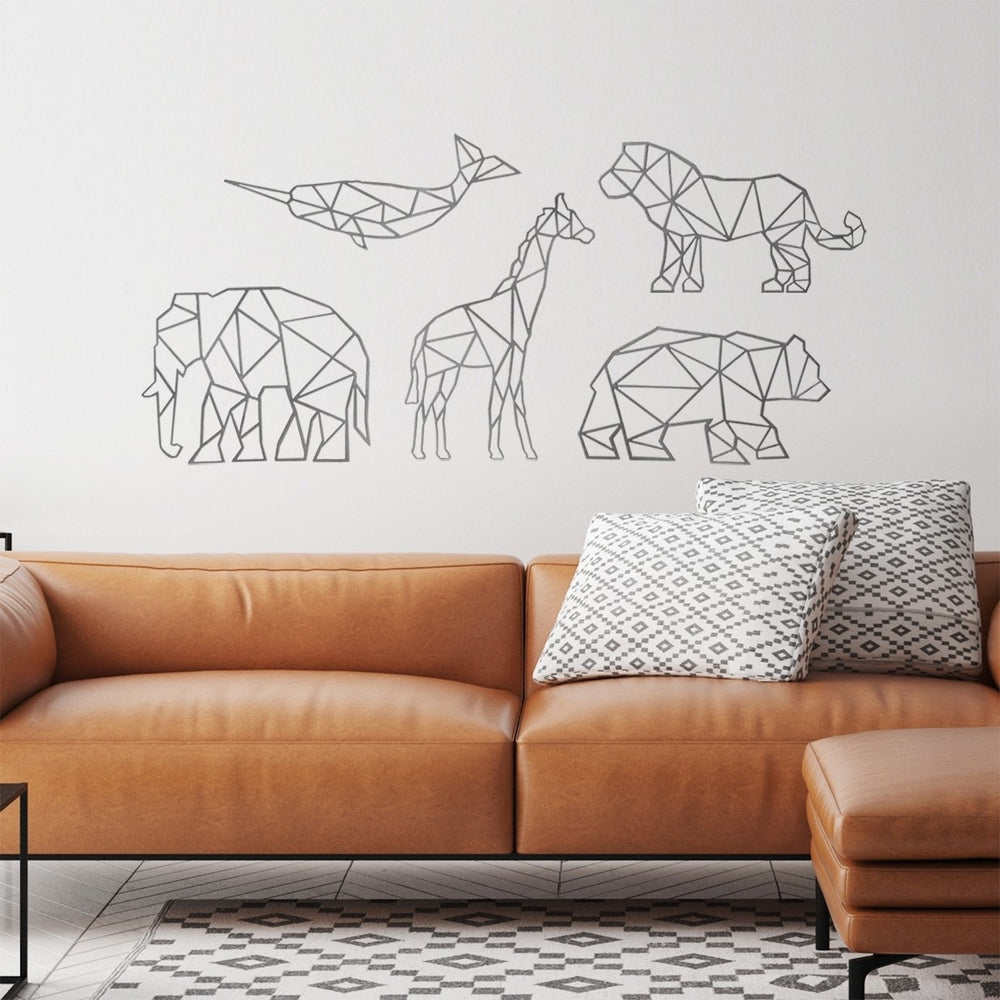 Geometric Animals - 9 Styles - African Animal  for Home Image 2