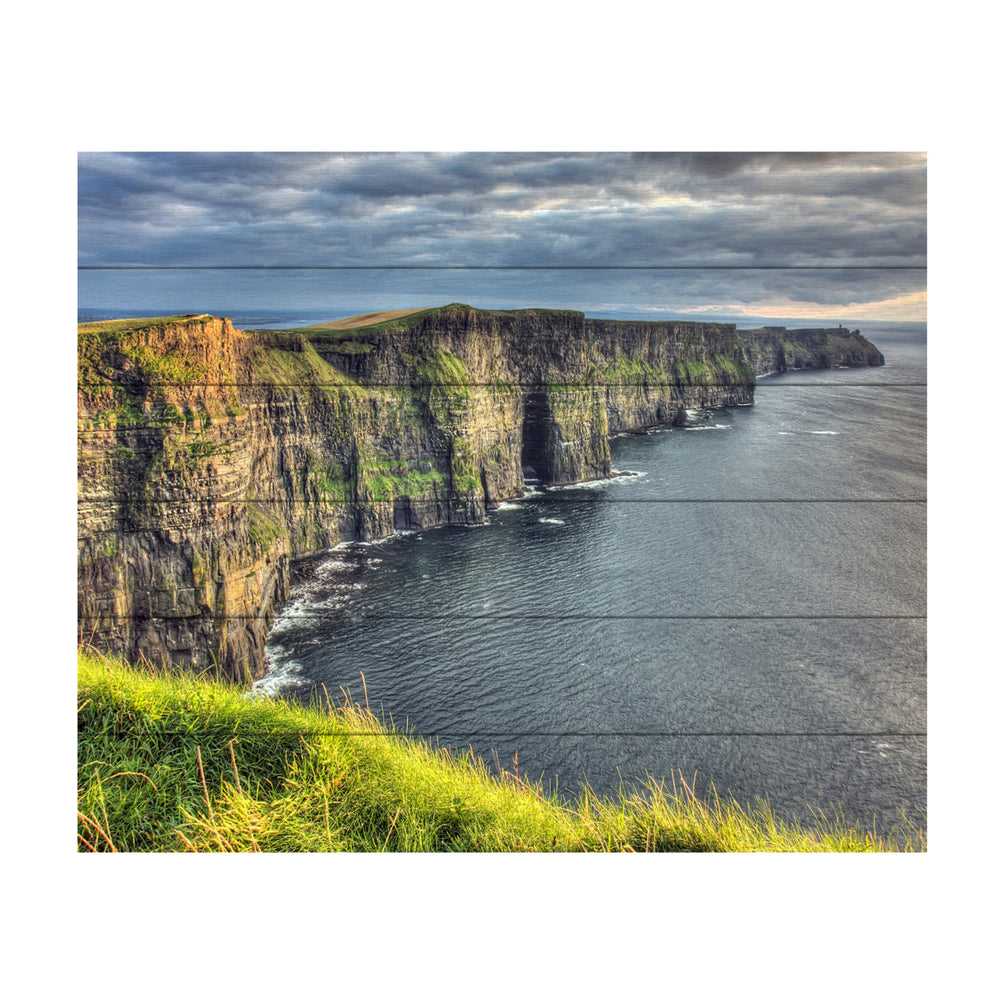 Wooden Slat Art 18 x 22 Inches Titled Cliffs of Moher Ireland Ready to Hang  Picture Image 2