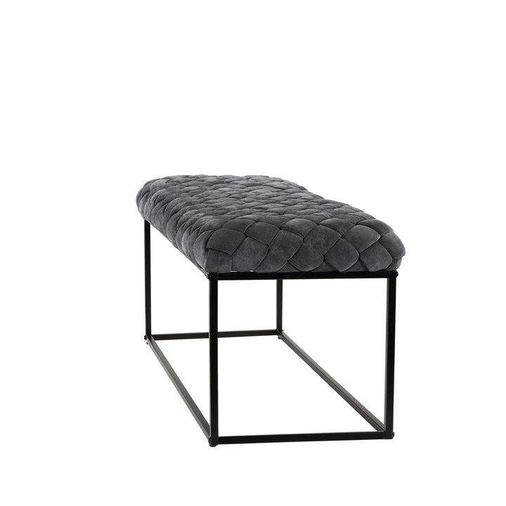 Tobias Bench-Upholstered-Hand Woven Image 6