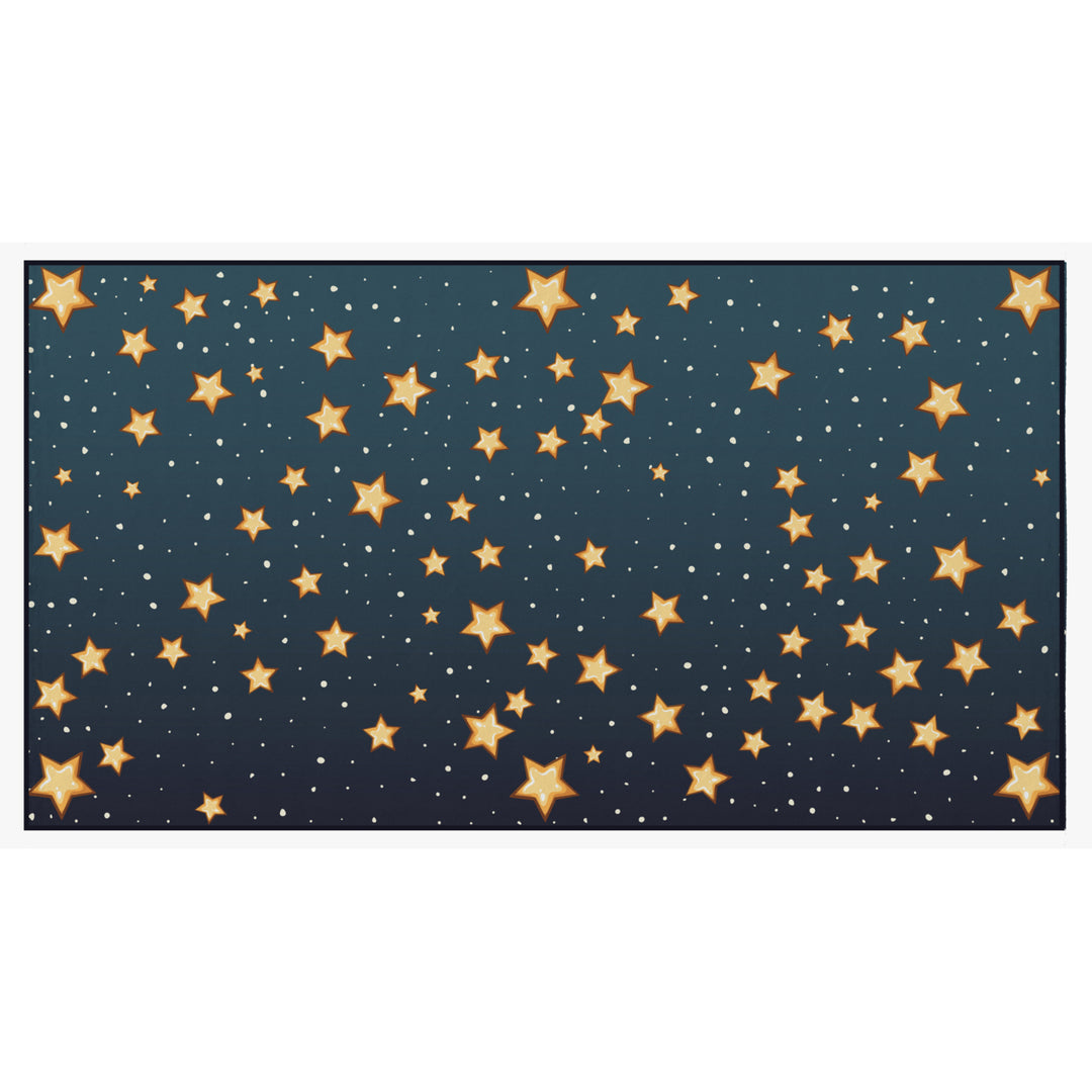 Deerlux 6 ft. Social Distancing Colorful Kids Classroom Seating Area Rug, Starry Sky Design Image 6