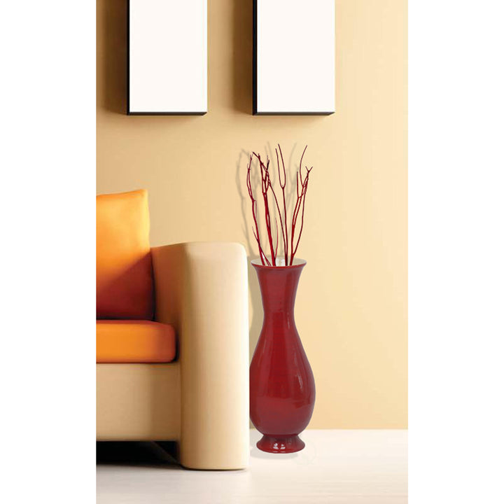 Tall Modern Decorative Floor Vase: Handmade, Natural Bamboo Finish, Contemporary Home Dcor, Handcrafted Bamboo, Elegant Image 11