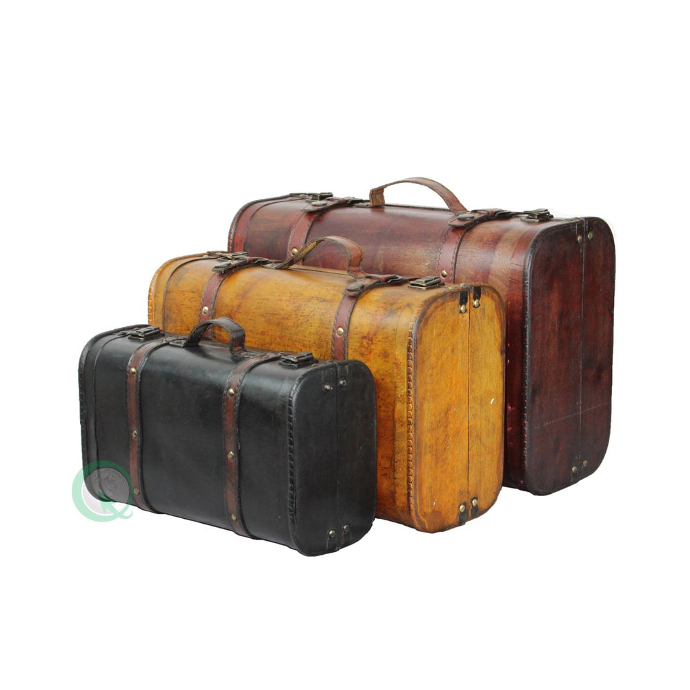 Vintage Style Luggage Suitcase Trunk Image 2