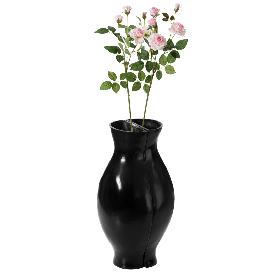 Tall Narrow Vase, Sleek Split Vase, Modern Floor Vase, Decorative Gift, Vase for Interior Design, 24.5 Inch Vase Image 4