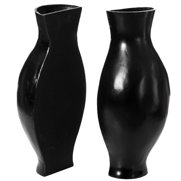Tall Narrow Vase, Sleek Split Vase, Modern Floor Vase, Decorative Gift, Vase for Interior Design, 24.5 Inch Vase Image 8