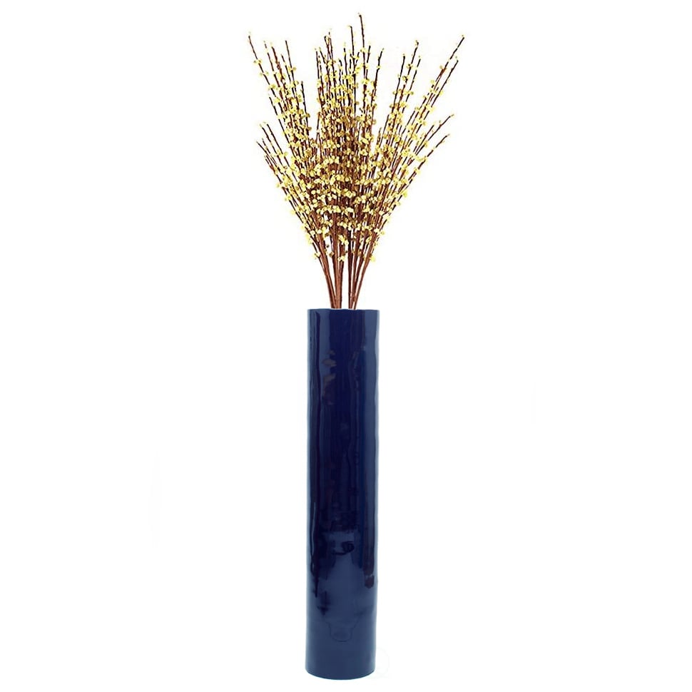 30-Inch-Tall Decorative Contemporary Bamboo Display Floor Vase - Cylinder Shape - Stylish  Accent - Modern Tall Vase in Image 1