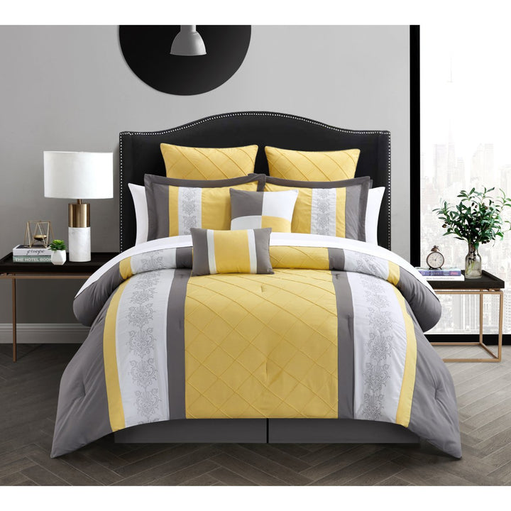 Livingston Oversized and Overfilled Comforter Set (8-Piece) Image 4