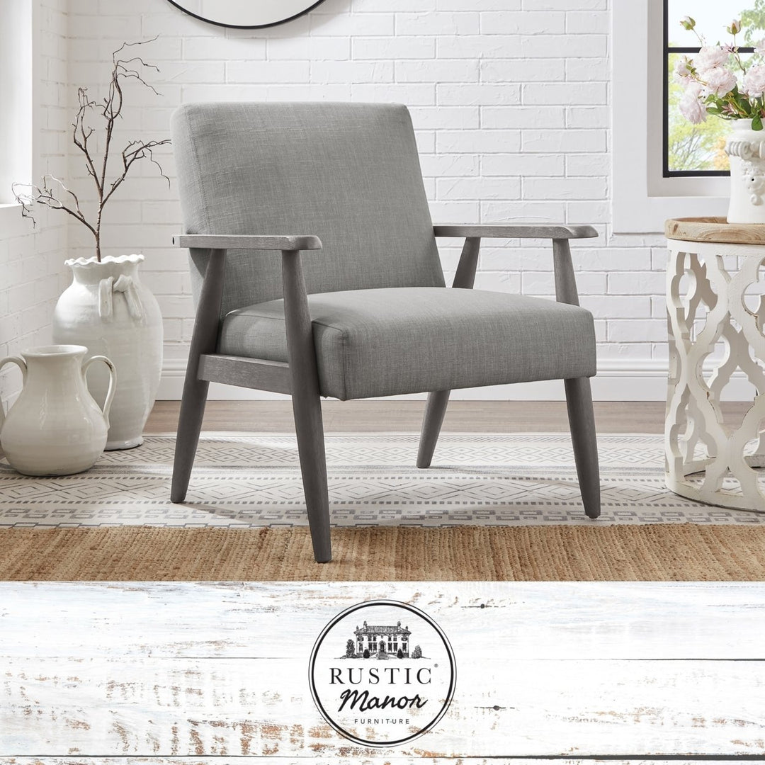 Vivianne Armchair-Upholstered-Square Arms-Sinuous Spring Image 1