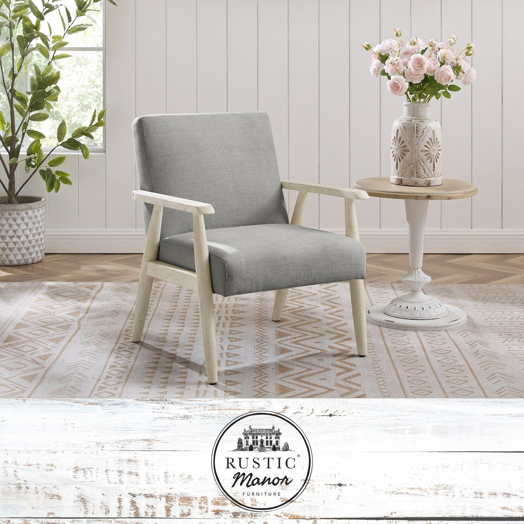 Vivianne Armchair-Upholstered-Square Arms-Sinuous Spring Image 1