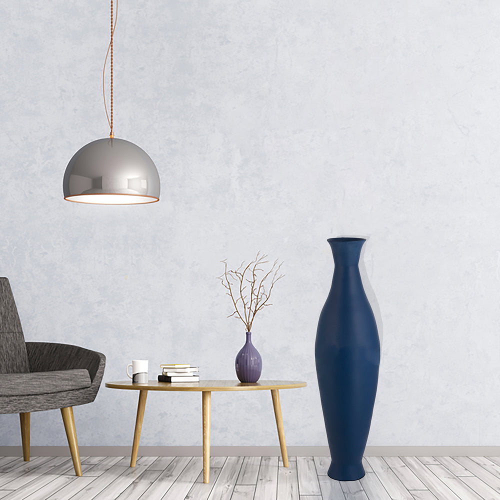 Modern Bamboo Floor Vase - Decorative 43-inch Vase for Living Room, Dining Room, or Entryway - Versatile Floral Display Image 2