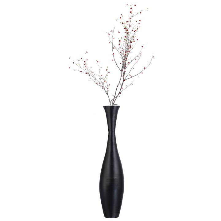Bamboo Floor Vase - 43-inch Modern Elegance, Living Room Decor, Entryway, Dining Accent, Versatile Floral Styling, Home Image 7