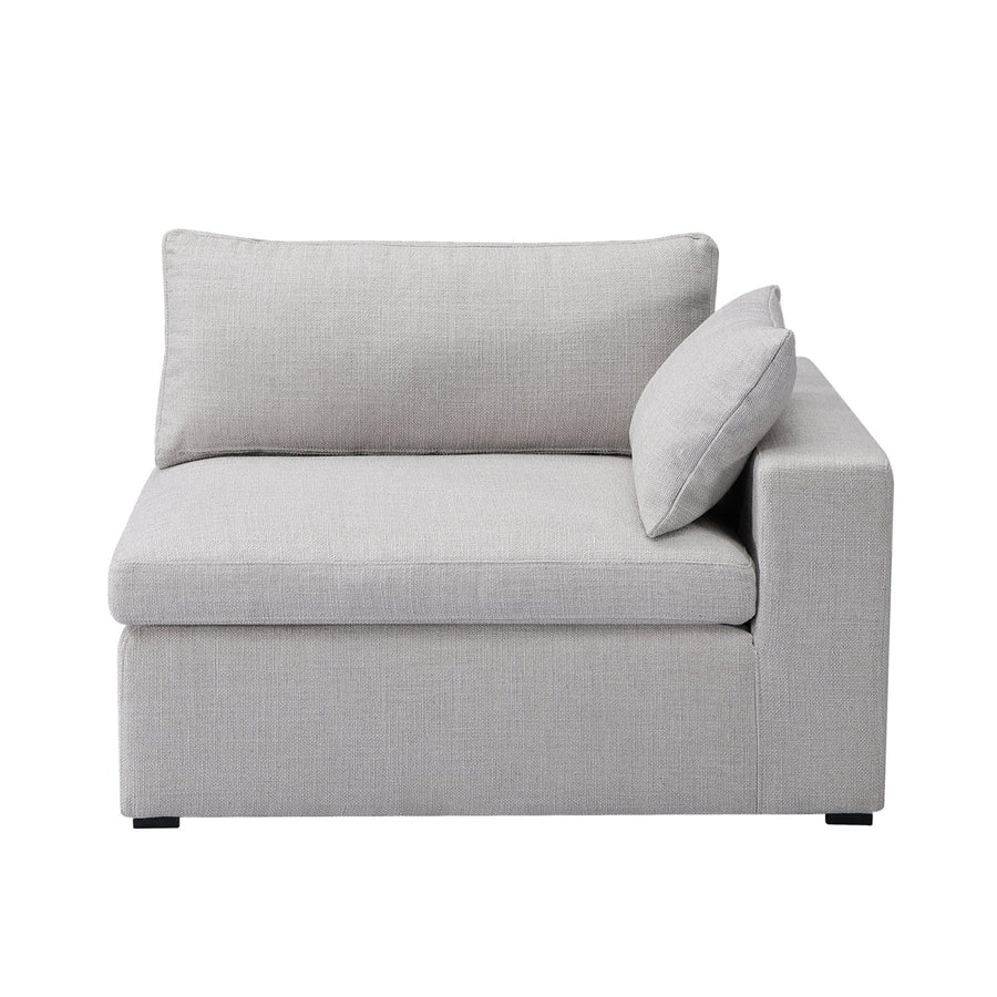 Ins Sofa - 1-Seater Single Module with Left Arm - Opal Fabric Image 1