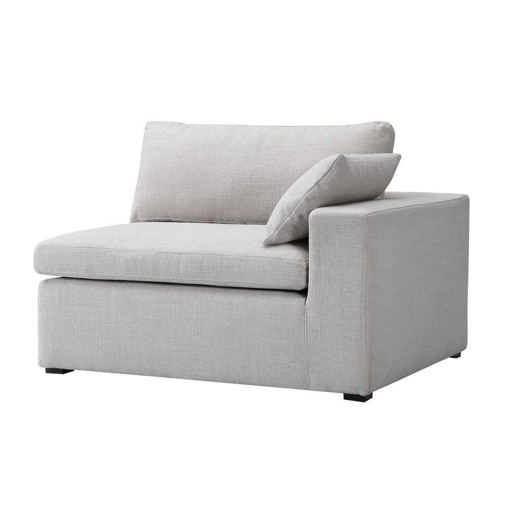 Ins Sofa - 1-Seater Single Module with Left Arm - Opal Fabric Image 2