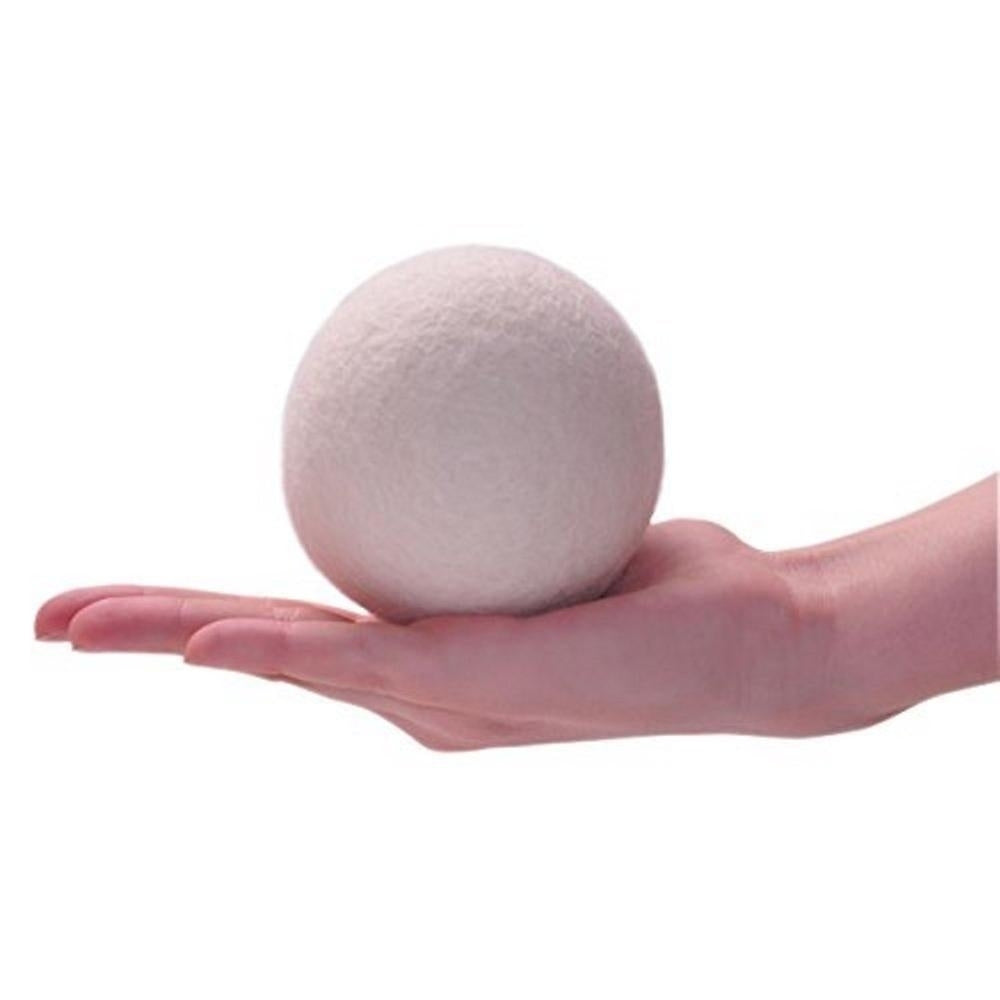6-pack Wool Tumble Dryer Balls Reusable Natural Fabric Softener Image 2