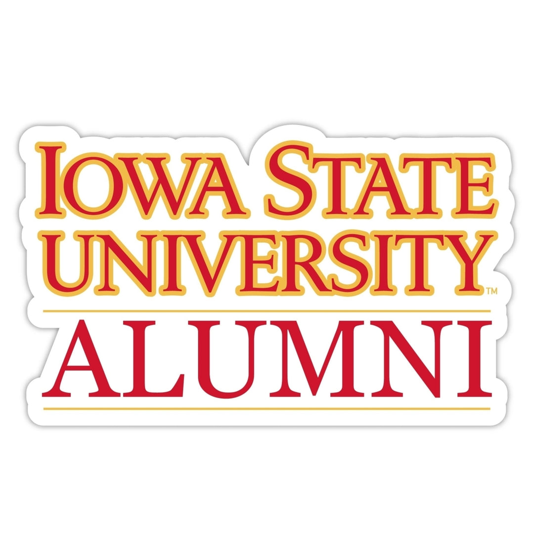 Iowa State Cyclones 4-Inch Alumni NCAA Vinyl Sticker - Durable School Spirit Decal Image 1