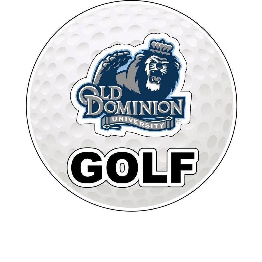Old Dominion Monarchs 4-Inch Round Golf NCAA Fairway Fervor Vinyl Decal Sticker Image 1