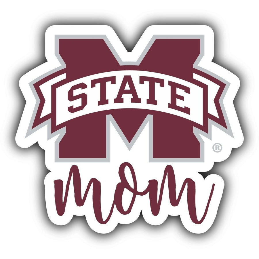 Mississippi State Bulldogs Proud Mom 4-Inch Die Cut Decal, Multicolor Image 1