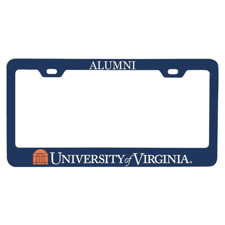 NCAA Virginia Cavaliers Alumni License Plate Frame - Colorful Heavy Gauge Metal, Officially Licensed Image 1