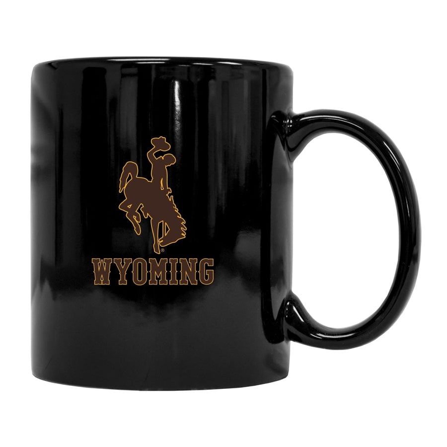 University of Wyoming Black Ceramic NCAA Fan Mug (Black) Image 1