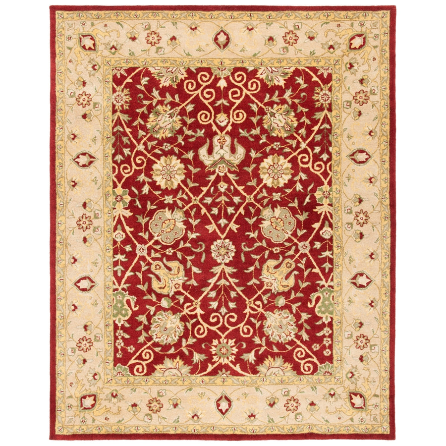 SAFAVIEH Antiquity Collection AT21A Handmade Rust Rug Image 1