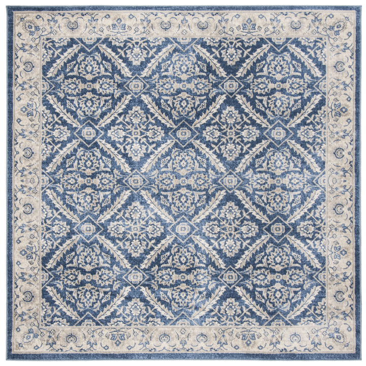 SAFAVIEH Brentwood Collection BNT863N Navy / Creme Rug Image 6