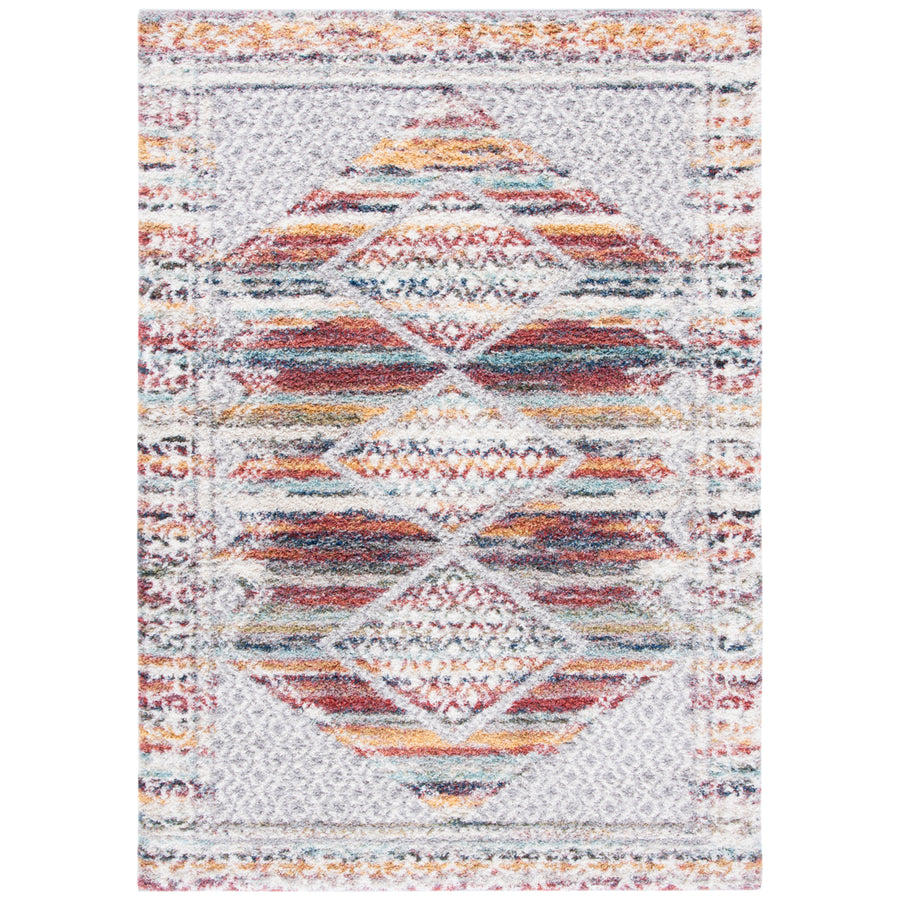 SAFAVIEH Calista Collection CAL136A Ivory / Rust Rug Image 1