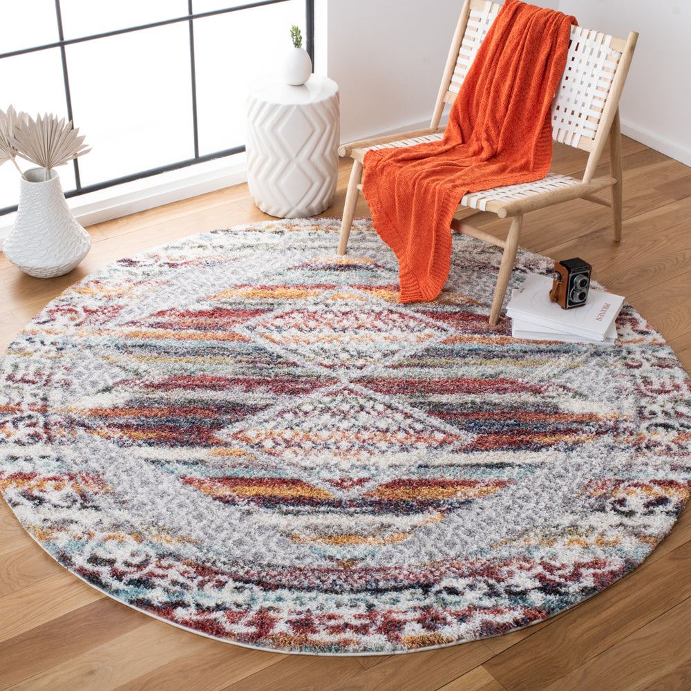 SAFAVIEH Calista Collection CAL136A Ivory / Rust Rug Image 2