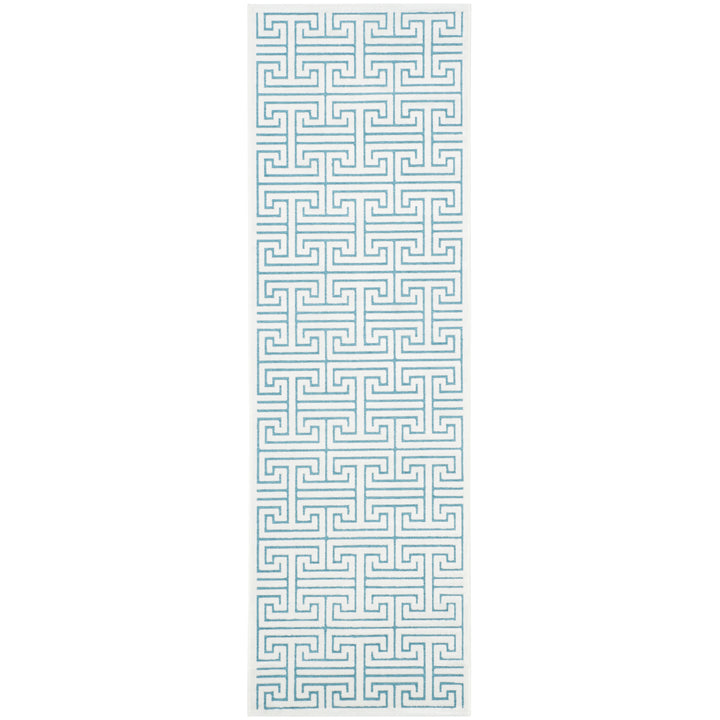 SAFAVIEH Paradise Collection PAR641A Ivory / Turquoise Rug Image 5