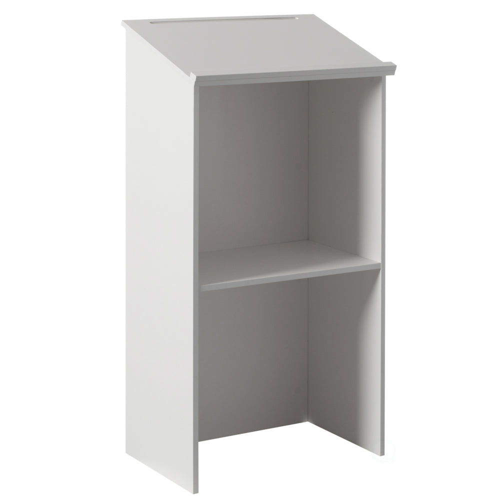 Standing Floor Podium with Storage for Church, School, Office or Home Image 2